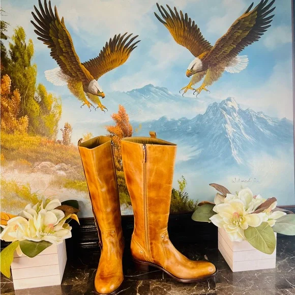 💋 Lucchese Vintage Style Charlie 1 Horse I-4671 cowboy western boots 6 RARE 💋 - Picture 8 of 12